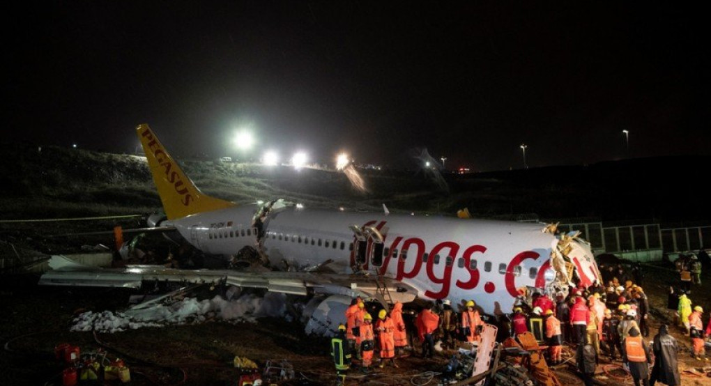 Τουρκία: Τρεις νεκροί και 179 τραυματίες στο αεροπορικό δυστύχημα στο οποίο ενεπλάκη Boeing 737 στην Κωνσταντινούπολη