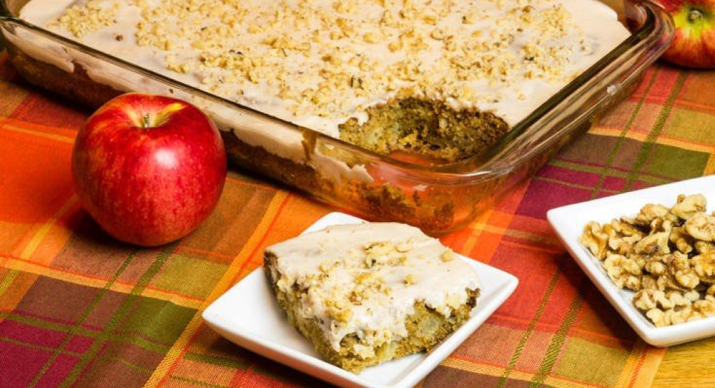 Κέικ μήλου με γλάσο