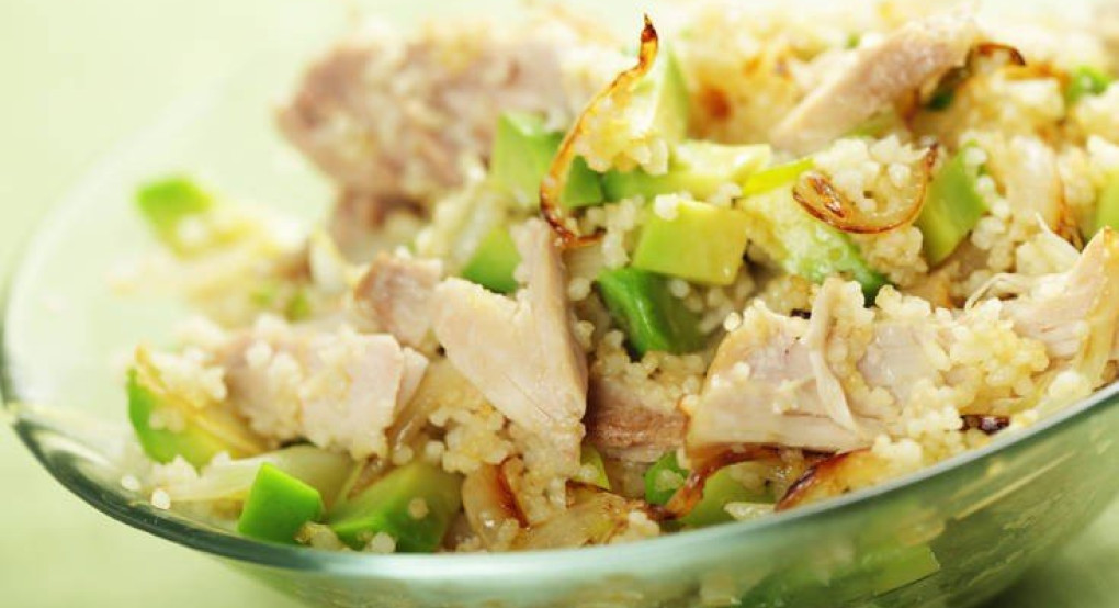  Σαλάτα κοτόπουλο με αβοκάντο