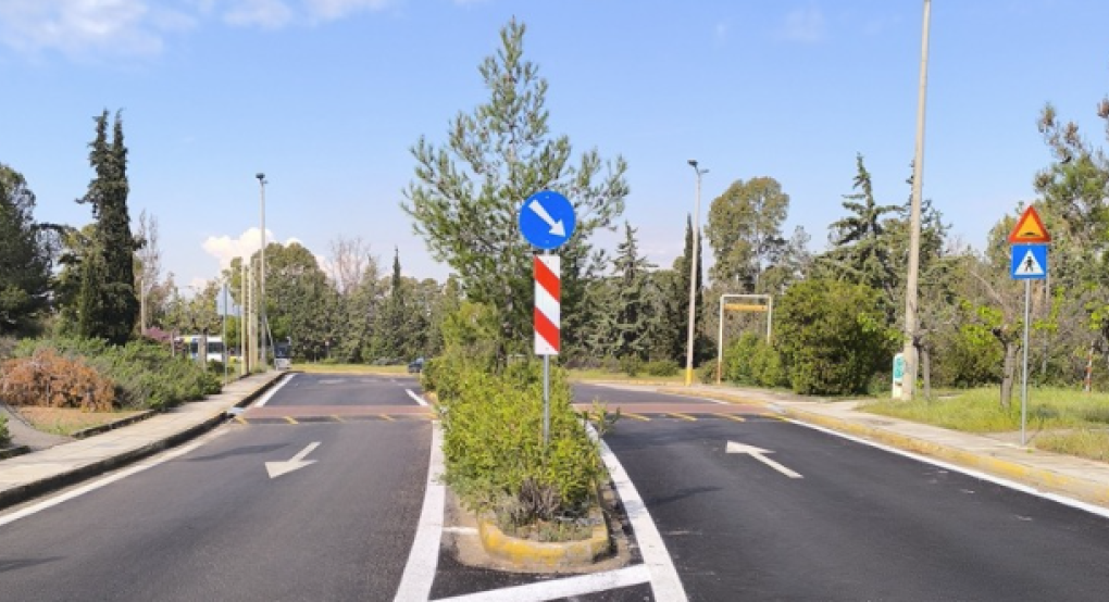 Εργασίες τοποθέτησης πινακίδων στην Εθνική Οδό 2 Θεσσαλονίκης – Έδεσσας