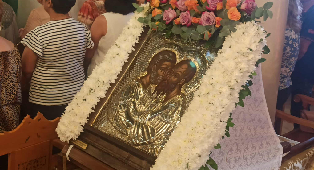 Γιαννιτσά: Με λαμπρότητα πανηγύρισε ο Ι.Ν. Πέτρου και Παύλου/Πολυαρχιερατικός εσπερινός και λιτάνευση των Θείων Γιαννιτσά: Με λαμπρότητα πανηγύρισε ο Ι.Ν. Πέτρου και Παύλου/Πολυαρχιερατικός εσπερινός και λιτάνευση των Θείων