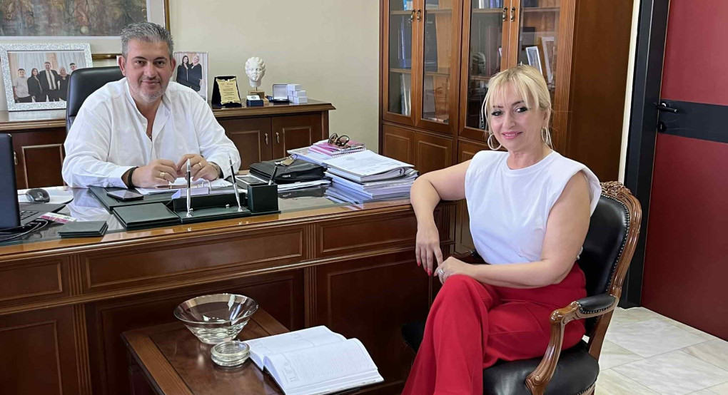 Συνάντηση του Προέδρου του Επιμελητηρίου με την Αντιπεριφερειάρχη Πιερίας Συνάντηση του Προέδρου του Επιμελητηρίου με την Αντιπεριφερειάρχη Πιερίας