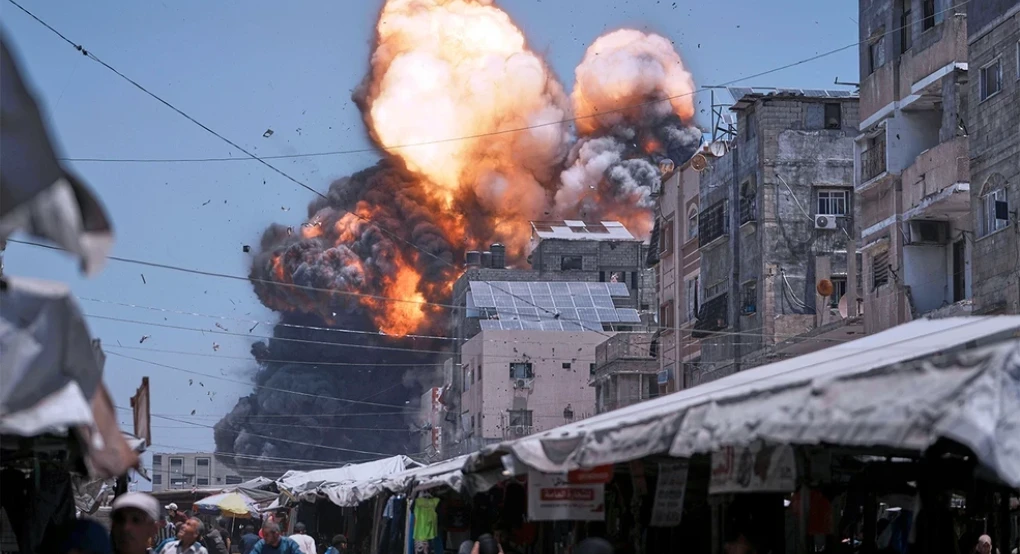 Ισραηλινό σφυροκόπημα με πάνω από 100 νεκρούς χθες στη Γάζα Ισραηλινό σφυροκόπημα με πάνω από 100 νεκρούς χθες στη Γάζα