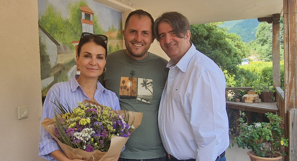 Στην Ιερά Μονή Αγίου Ιλαρίωνος Προμάχων ο Γιώργος Τσιάκκας και η Χριστίνα Παυλίδου
