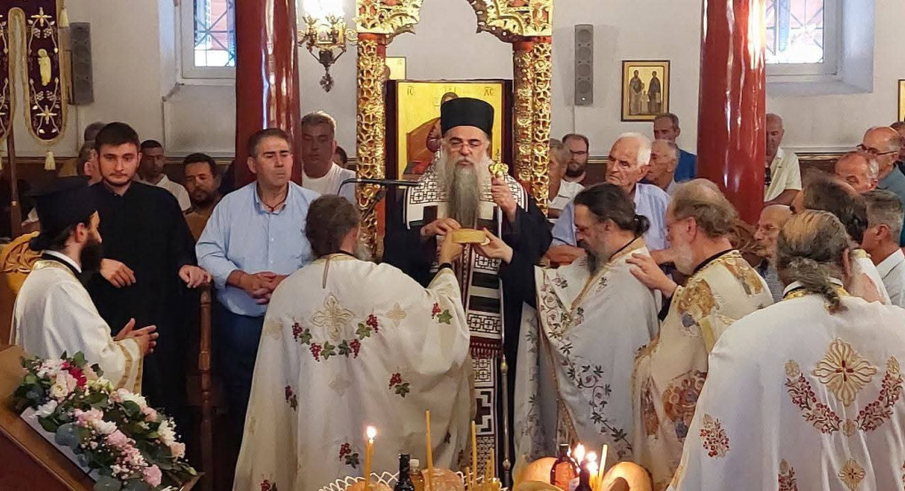 Αρχιερατικός Εσπερινός στον Ιερό Ναό Αγίας Παρασκευής Παλαιού Μυλοτόπου