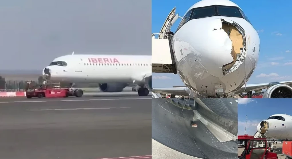 Μαδρίτη: Τεράστια ζημιά σε Airbus προκάλεσε ένα πουλί λίγο μετά την απογείωση