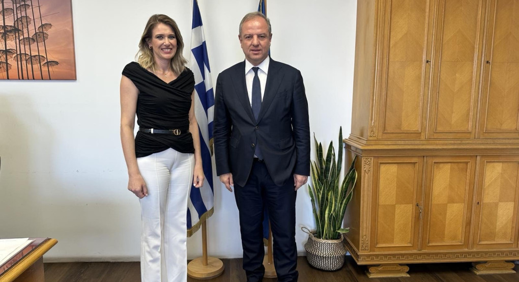 Συνάντηση Διονύση Σταμενίτη με την Υφυπουργό Εργασίας και Κοινωνικής Ασφάλισης