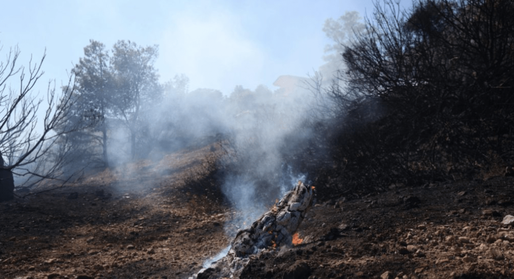 Φωτιά στο Καλλίφυτο Δράμας Φωτιά στο Καλλίφυτο Δράμας