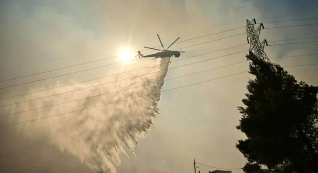 Πυρκαγιά σε δασική έκταση στην περιοχή Μικρά Σάντα Ημαθίας Πυρκαγιά σε δασική έκταση στην περιοχή Μικρά Σάντα Ημαθίας