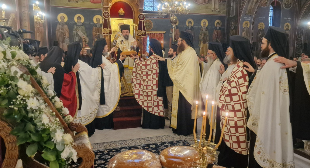Με λαμπρότητα ο πανηγυρικός Εσπερινός του Αγίου Καλλινίκου στην Έδεσσα