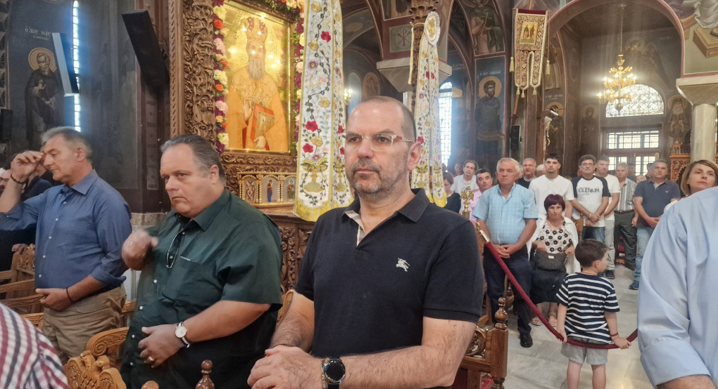 Στους εορτασμούς του Αγίου Καλλινίκου ο Φίλιππος Γκιούρος