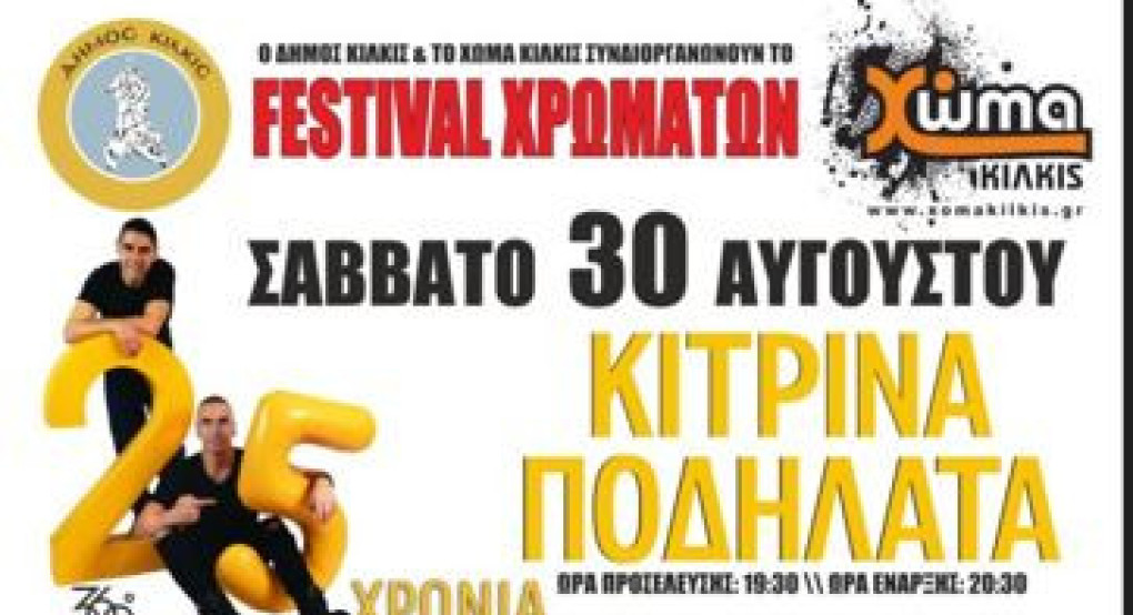 Φεστιβάλ Χρωμάτων από τον Δήμο Κιλκίς και το ΧΩ.Μ.Α. στο Στρατιωτικό Αεροδρόμιο Κιλκίς