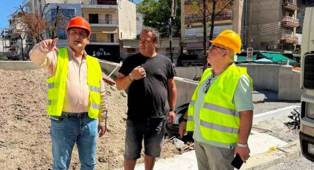Επιθεώρηση στα έργα Αστικής Ανάπλασης Γιαννιτσών από τον Δήμαρχο Πέλλας Στάθη Φουντουκίδη Επιθεώρηση στα έργα Αστικής Ανάπλασης Γιαννιτσών από τον Δήμαρχο Πέλλας Στάθη Φουντουκίδη