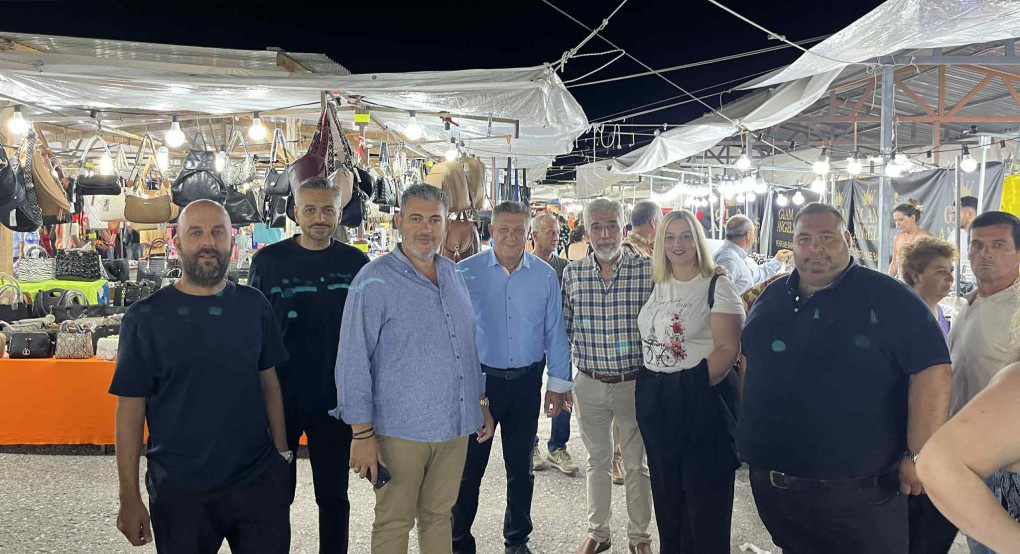 Επίσκεψη του Προέδρου του Επιμελητηρίου Πιερίας στην 99η Εμποροπανήγυρη Αιγινίου