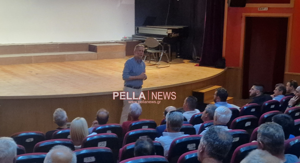 Ο Παύλος Γερουλάνος στην Αριδαία Ο Παύλος Γερουλάνος στην Αριδαία