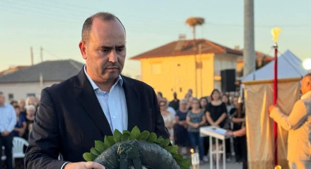 Ο Λάκης Βασιλειάδης στα Αποκαλυπτήρια του Μνημείου για την Γενοκτονία του Ποντιακού Ελληνισμού