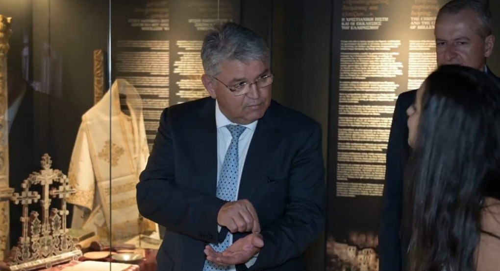 Επίσκεψη του Δημήτρη Νατσιού στο Μουσείο Προσφυγικού Ελληνισμού