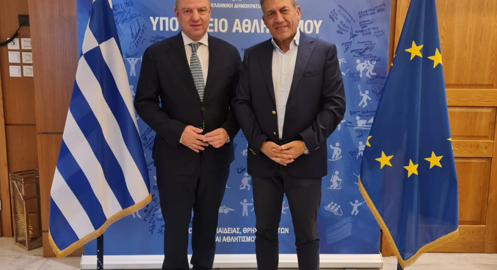 Στον Αν. Υπουργό Αθλητισμού ο Δ. Σταμενίτης για χρηματοδοτήσεις αθλητικών εγκαταστάσεων στους Δήμους Πέλλας και Αλμωπίας Στον Αν. Υπουργό Αθλητισμού ο Δ. Σταμενίτης για χρηματοδοτήσεις αθλητικών εγκαταστάσεων στους Δήμους Πέλλας και Αλμωπίας