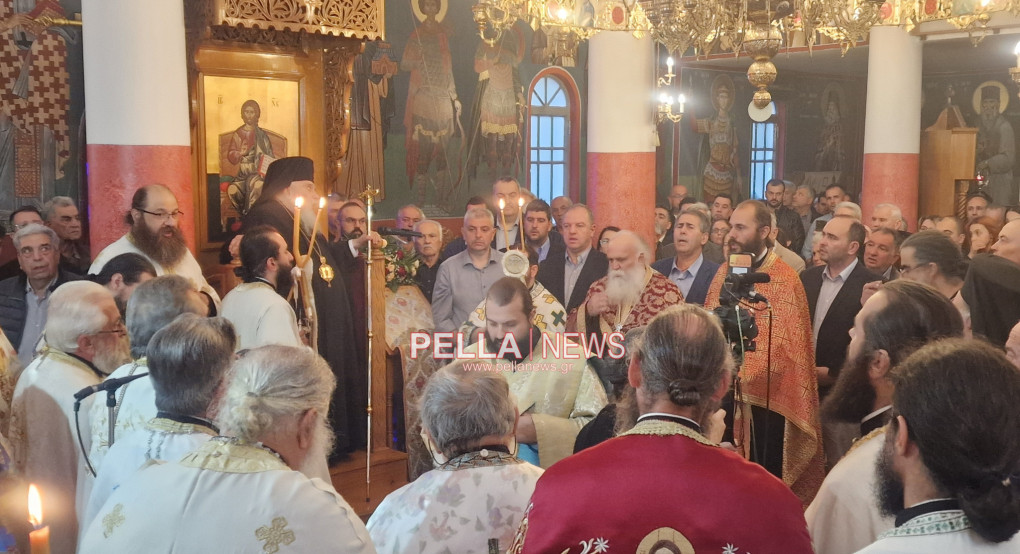 Γιορτάζει η Αγία Χρυσή Αλμωπίας – Πλήθος πιστών στον Πανηγυρικό Εσπερινό