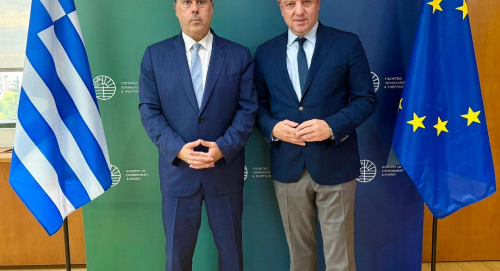 Συνάντηση Διονύση Σταμενίτη με τον Υπουργό Περιβάλλοντος και Ενέργειας Συνάντηση Διονύση Σταμενίτη με τον Υπουργό Περιβάλλοντος και Ενέργειας