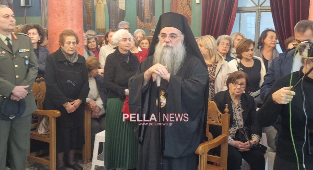Ο Θεοφιλέστατος Επίσκοπος Αλμωπίας π. Στέφανος στην Αγία Χρυσή – Ένας νέος και αγαπητός Ιεράρχης κοντά στο ποίμνιο του