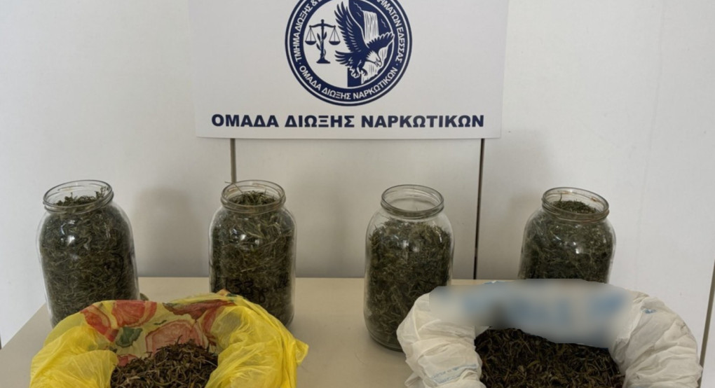 Σύλληψη άνδρα στην Πέλλα για κατοχή κάνναβης – Κατασχέθηκαν πάνω από 600 γραμμάρια Σύλληψη άνδρα στην Πέλλα για κατοχή κάνναβης – Κατασχέθηκαν πάνω από 600 γραμμάρια