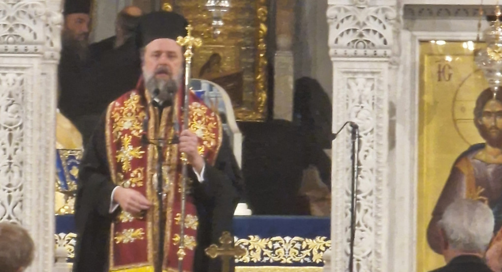 Ο Μητροπολίτης Θεσσαλονίκης Φιλόθεος μίλησε στους πιστούς κατά την τελετή του Μύρου του Αγίου Δημητρίου