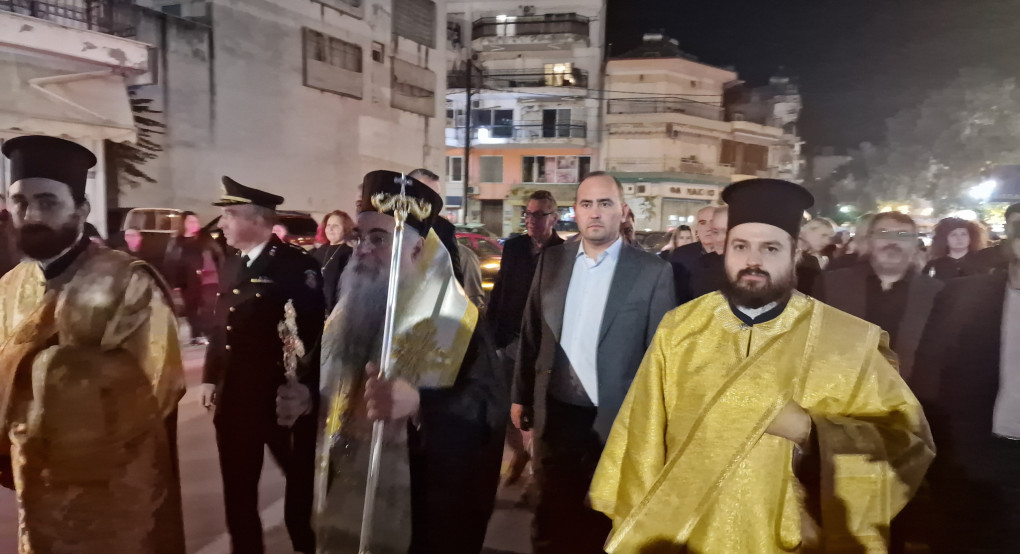 Με λαμπρότητα η περιφορά της Ιεράς Εικόνας των Αγίων Νικάνδρου και Ιωαννικίου στην Αριδαία