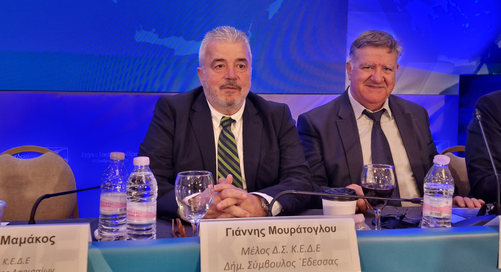 Ο Γιάννης Μουράτογλου στο συνέδριο της ΚΕΔΕ στην Αλεξανδρούπολη