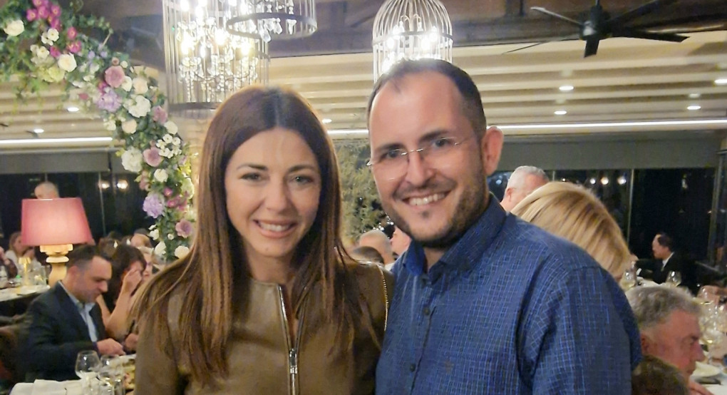 Συνάντηση του δημοσιογράφου Στέφανου Μίντζα με την Υπουργό Παιδείας Σοφία Ζαχαράκη στην Αλεξανδρούπολη