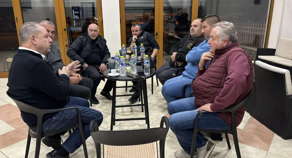 Συνάντηση του Διονύση Σταμενίτη με πληγέντες κτηνοτρόφους
