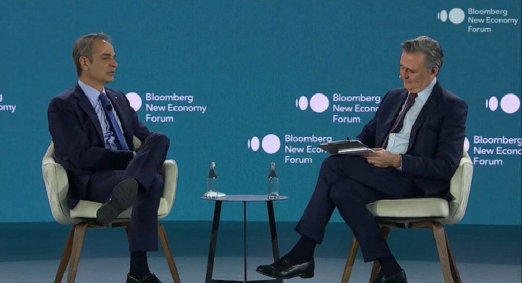 Μητσοτάκης στο Bloomberg News: H κρίση ανήκει στο παρελθόν – Η Ελλάδα ενεργειακός κόμβος και γέφυρα με την Ασία