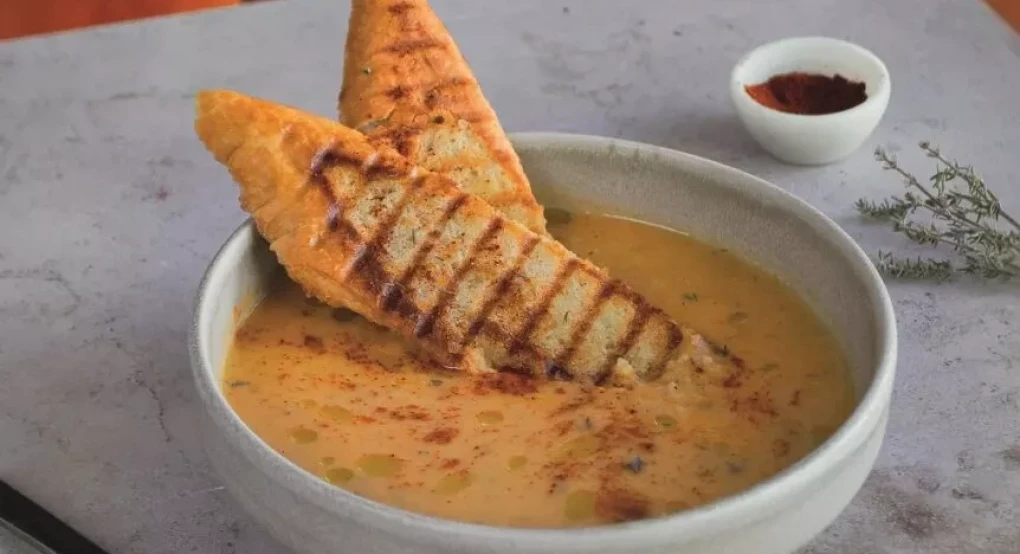 Σούπα λαχανικών με τραχανά