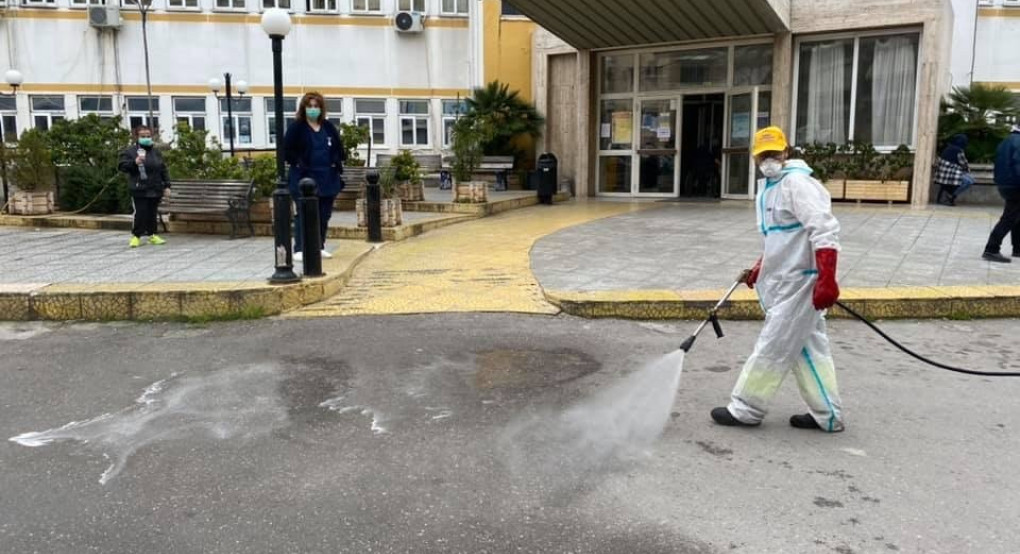 Ξεκίνησαν οι απολυμάνσεις και εξωτερικών κοινόχρηστων χώρων