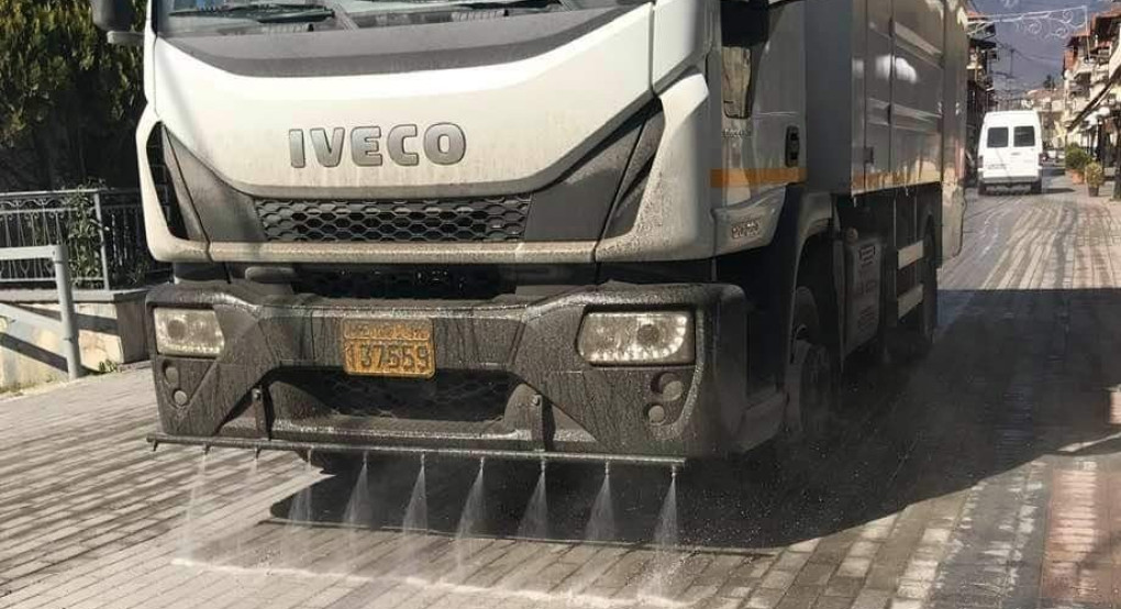 Συνεχίζονται οι απολυμάνσεις στην Έδεσσα 