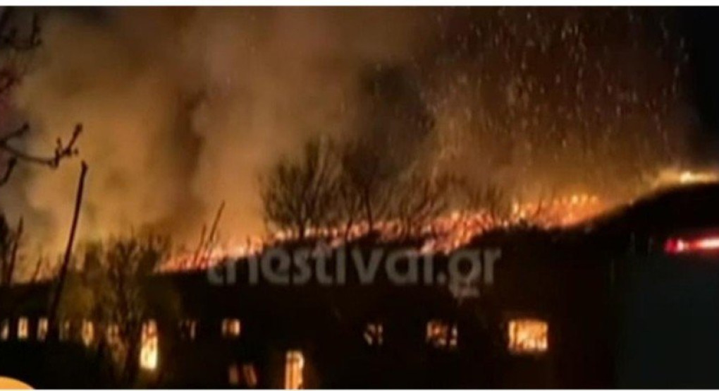 Θεσσαλονίκη: Φωτιά σε πρώην στρατόπεδο 