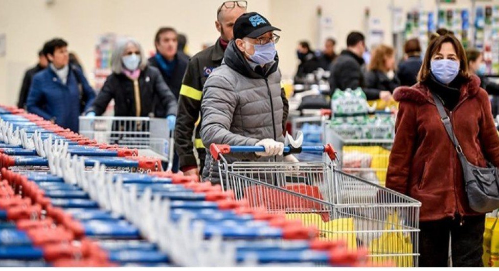 Μπουκάρε στο σούπερ μάρκετ φωνάζοντας πως έχει Κορωνοϊο 