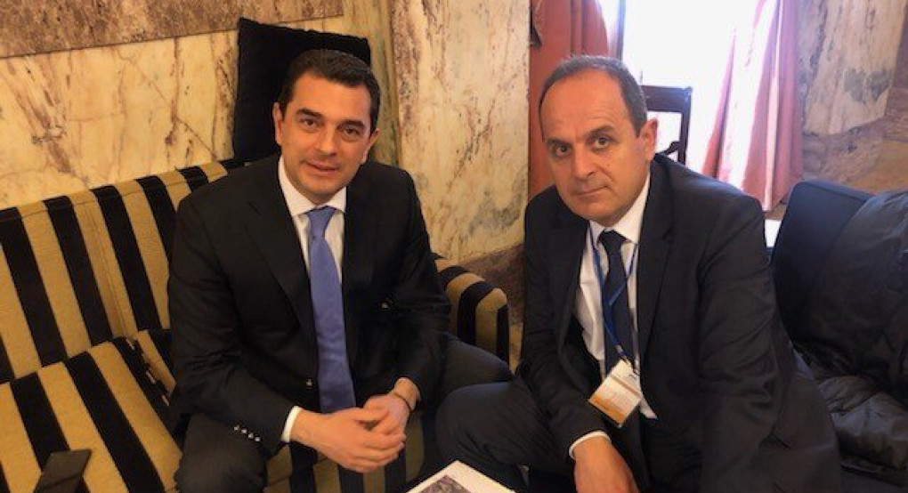 Συνάντηση του δημάρχου Πέλλας με τον Υφυπουργό Αγροτικής Ανάπτυξης και Τροφίμων