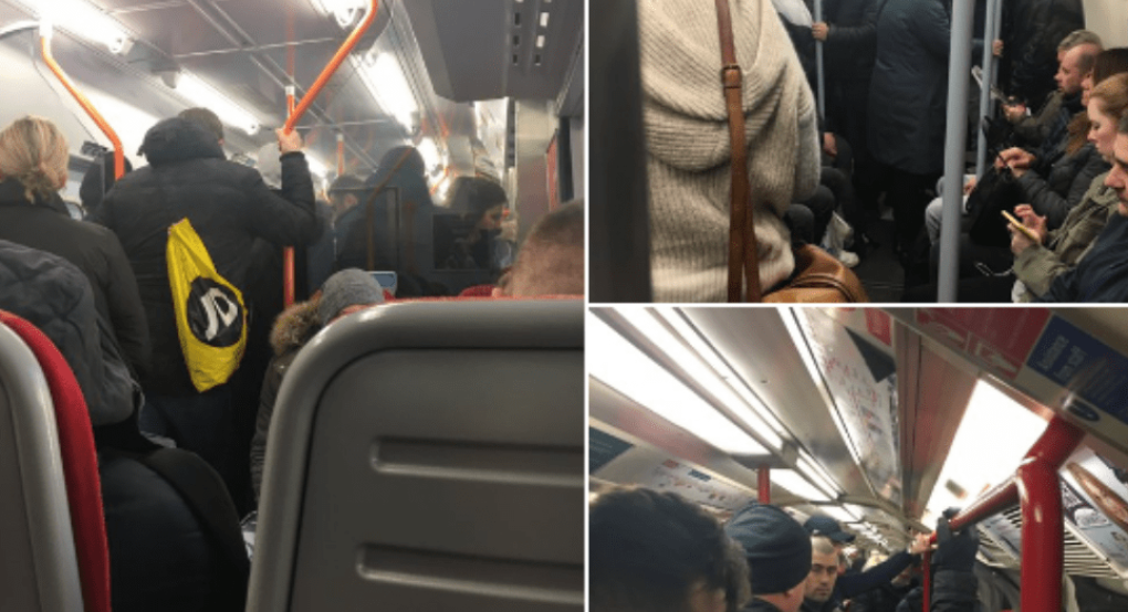 Γεμάτο το μετρό του Λονδίνου - Σαν να μη συμβαίνει τίποτα