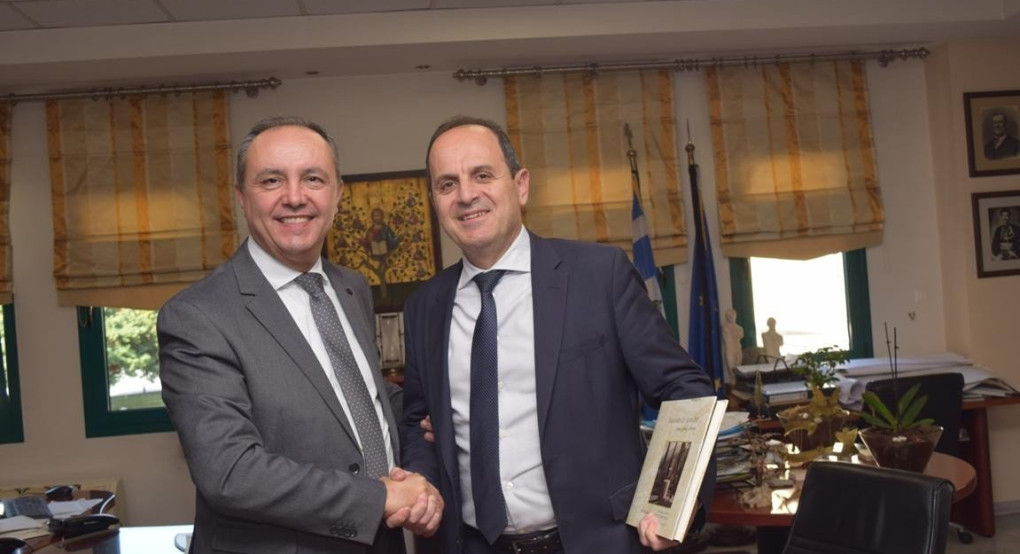 Συνάντηση του δημάρχου Πέλλας με τον Υφυπουργό Εσωτερικών Μακεδονίας- Θράκης