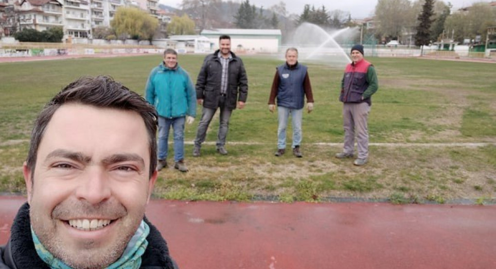  Έλυσε το θέμα ποτίσματος του γηπέδου της Έδεσσας και έδωσε και αίμα 