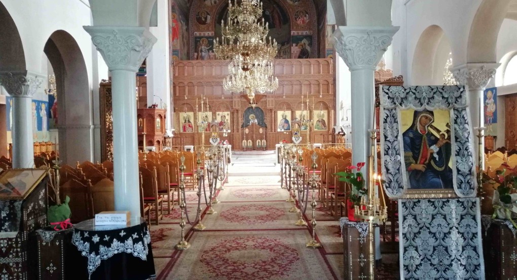 Οι Δ χαιρετισμοί σε ζωντανή σύνδεση με την εκκλησία του Αγίου Στεφάνου στη Σκύδρα