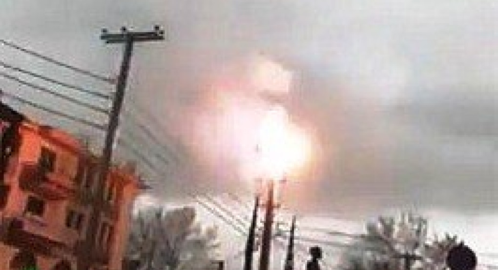 Φωτιά σε κολόνα της ΔΕΗ στην Αριδαία 