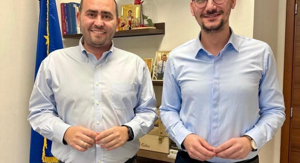 Λάκης Βασιλειάδης: Συνάντηση με τον νεο πρόεδρο της ΔΕΕΠ Πελλας