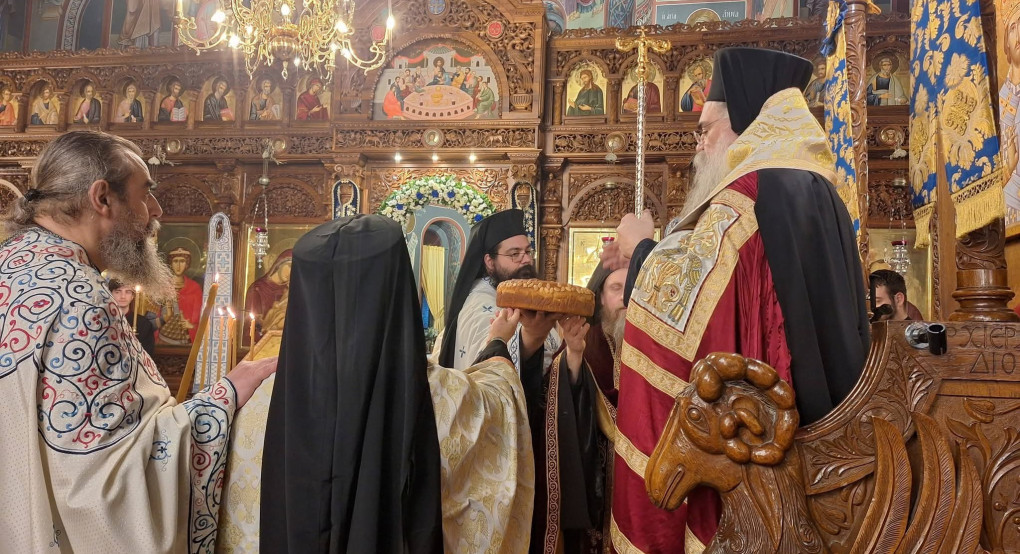 Αρχιερατικός Πανηγυρικός Εσπερινός και υποδοχή της Τιμίας Κάρας του Αγίου Ελευθερίου στα Γιαννιτσά