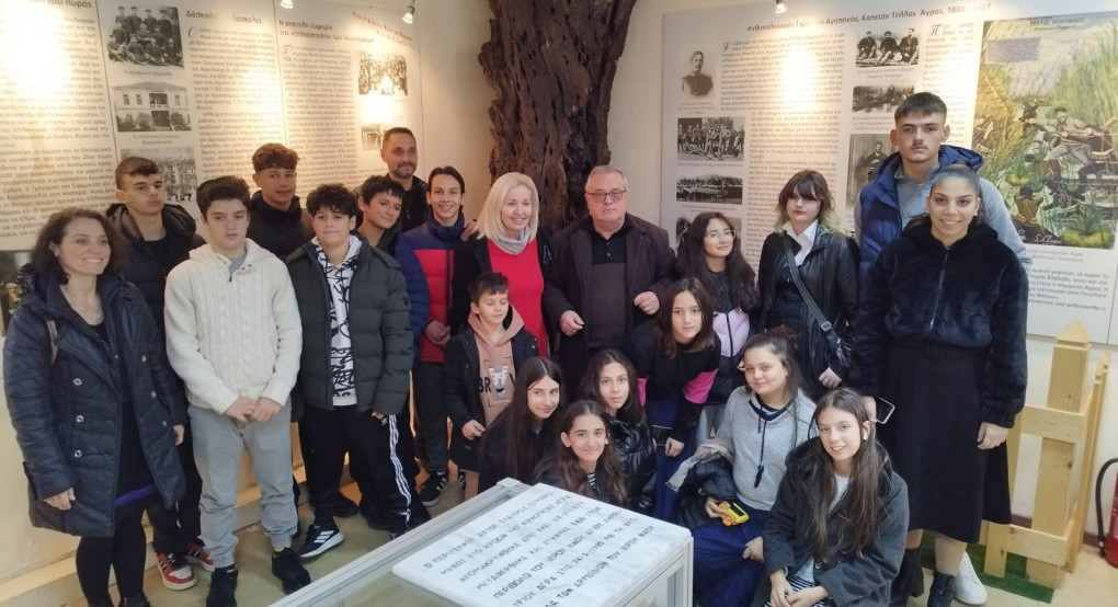 Επίσκεψη στο Μουσείο Μακεδονικού Αγώνα Καρυδιάς από το κατηχητικό του Ι.Ν. Οσίου Νικοδήμου και Αγίων Κωνσταντίνου και Ελένης Βέροιας