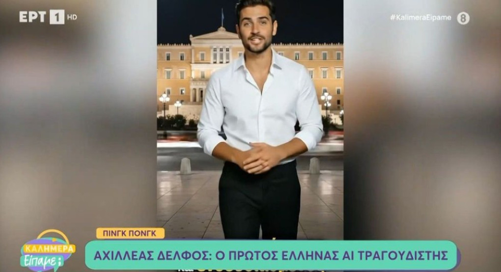 Αχιλλέας Δελφός: Αυτός είναι ο πρώτος Έλληνας ΑΙ τραγουδιστής