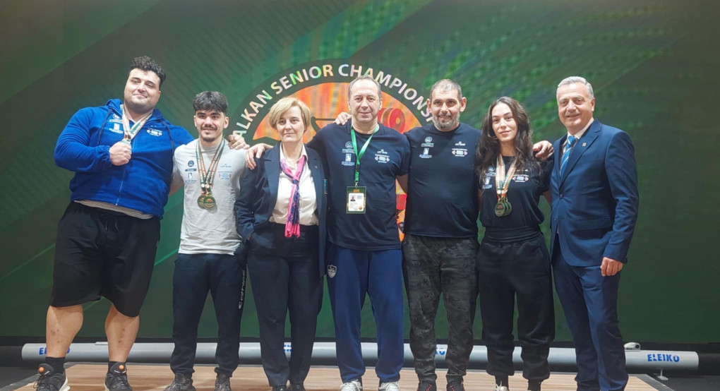 Εντεκα μετάλλια με 4 χρυσά για την Ελλάδα στο Βαλκανικό Πρωτάθλημα άρσης βαρών