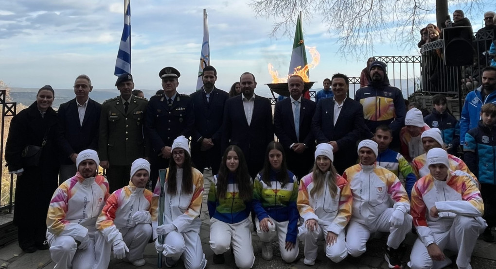 Διέλευση της Ολυμπιακής Φλόγας από τον Παλαιό Άγιο Αθανάσιο και την πόλη της Έδεσσας