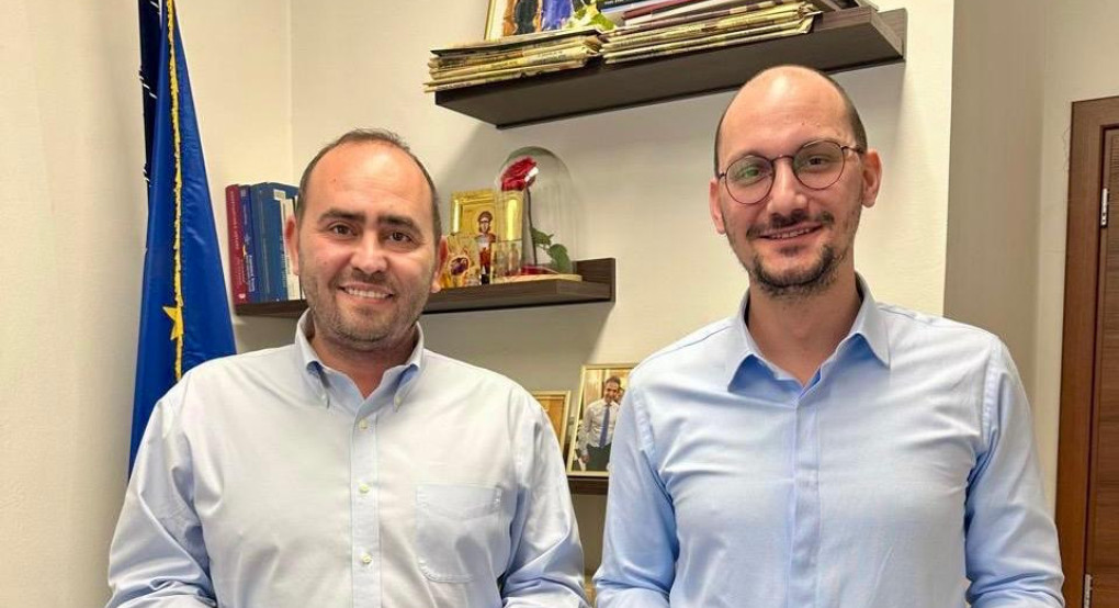 Συνάντηση Λάκη Βασιλειάδη με τον νέο Πρόεδρο της ΔΕΕΠ Πέλλας